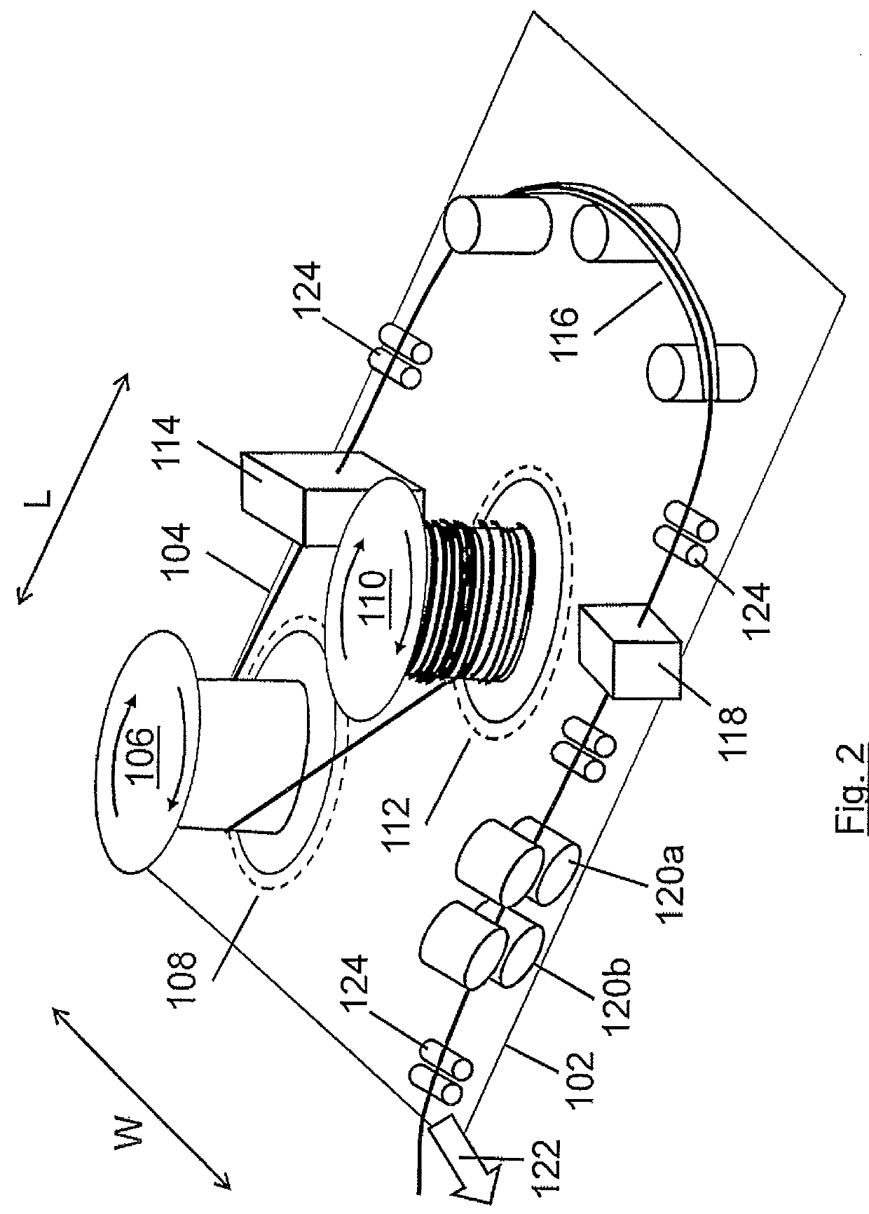 Laying of conduit at sea using horizontal reels