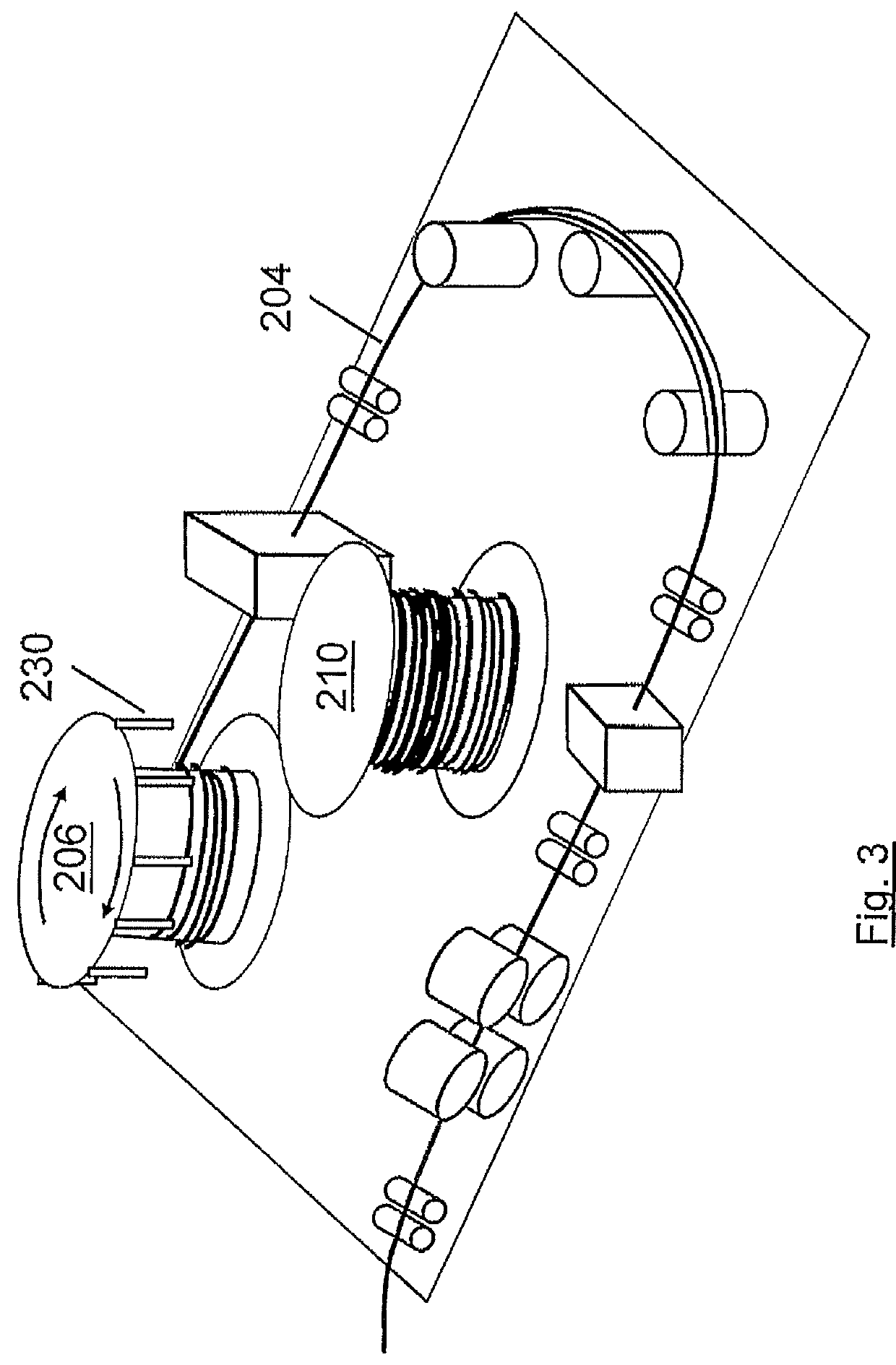 Laying of conduit at sea using horizontal reels