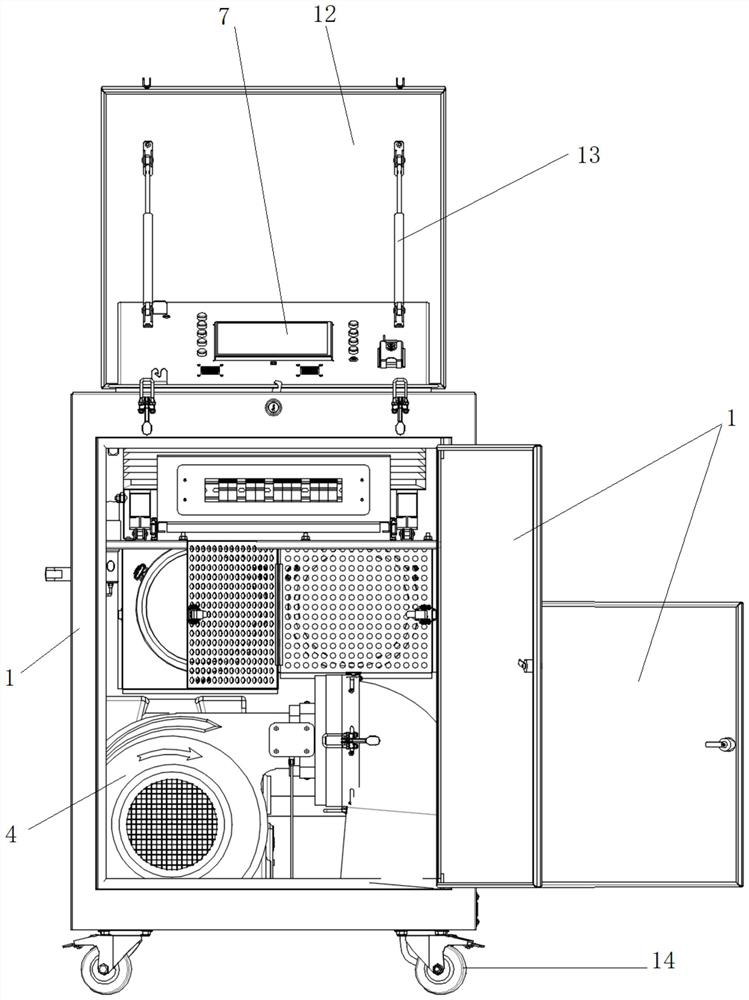 Intelligent management and control equipment and method for electric power limited space operation