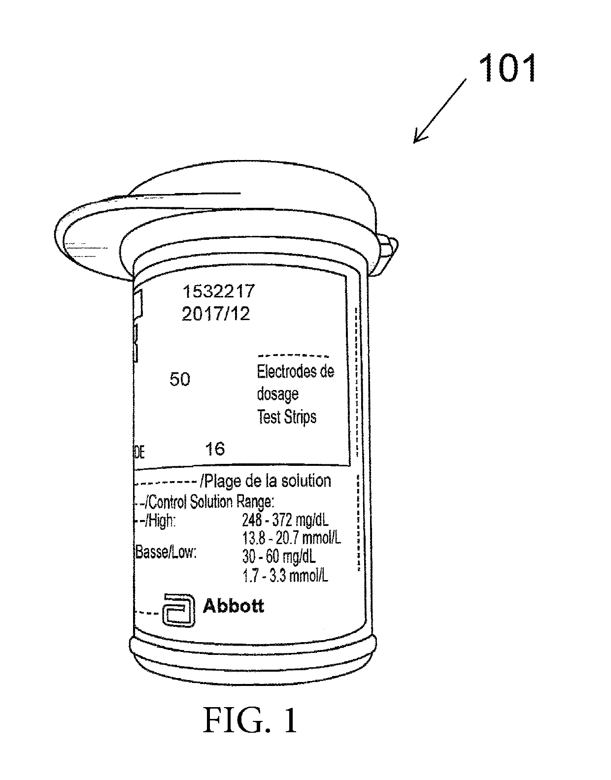 System for improving diabetes testing and reducing counterfeiting