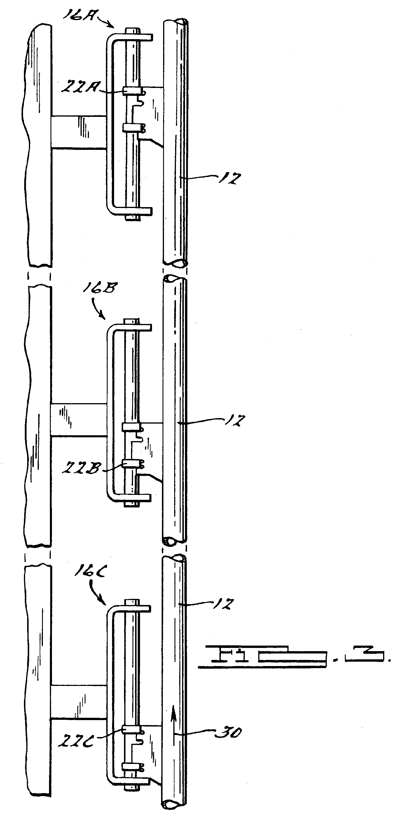 Bottom supported solar receiver panel apparatus and method