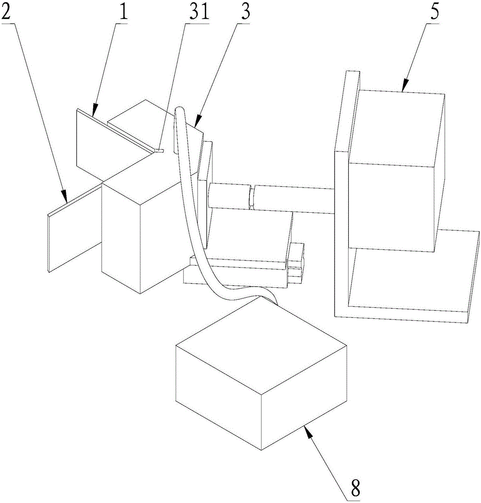 Rapid assembly clamp for right-angled plate