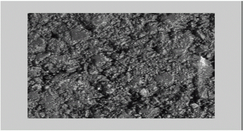 Method for detecting the texture of asphalt road face through simulated human eye identification technology