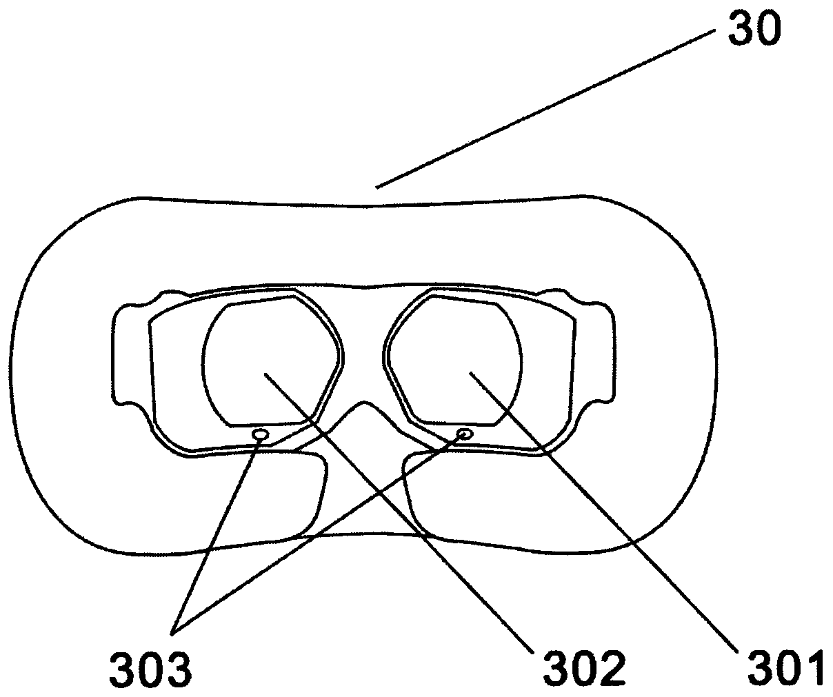 A low vision training device