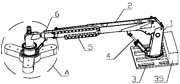 Device for trimming green belt and application method of device