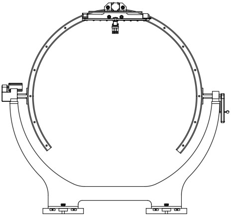 An auxiliary guiding and positioning device for CT puncture