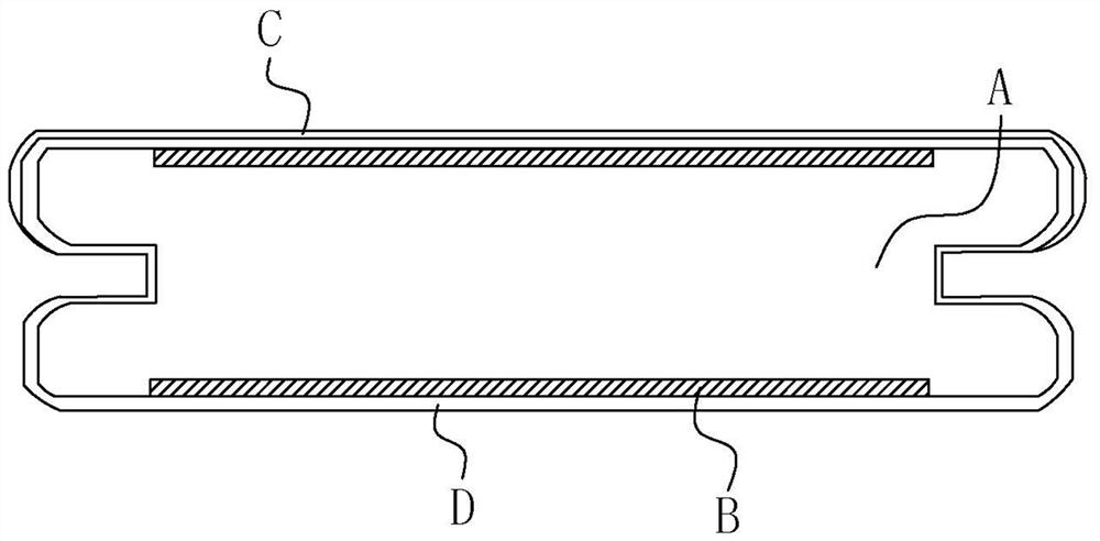 Reinforced foaming floor, and extrusion die and equipment set for preparation of reinforced foaming floor