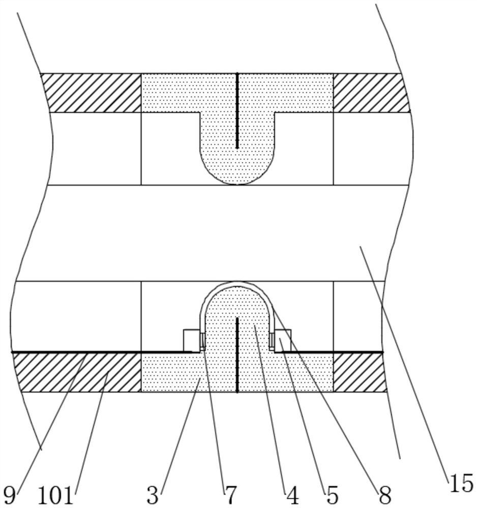 Landslide stress cracking type monitoring system applied to mountainous road