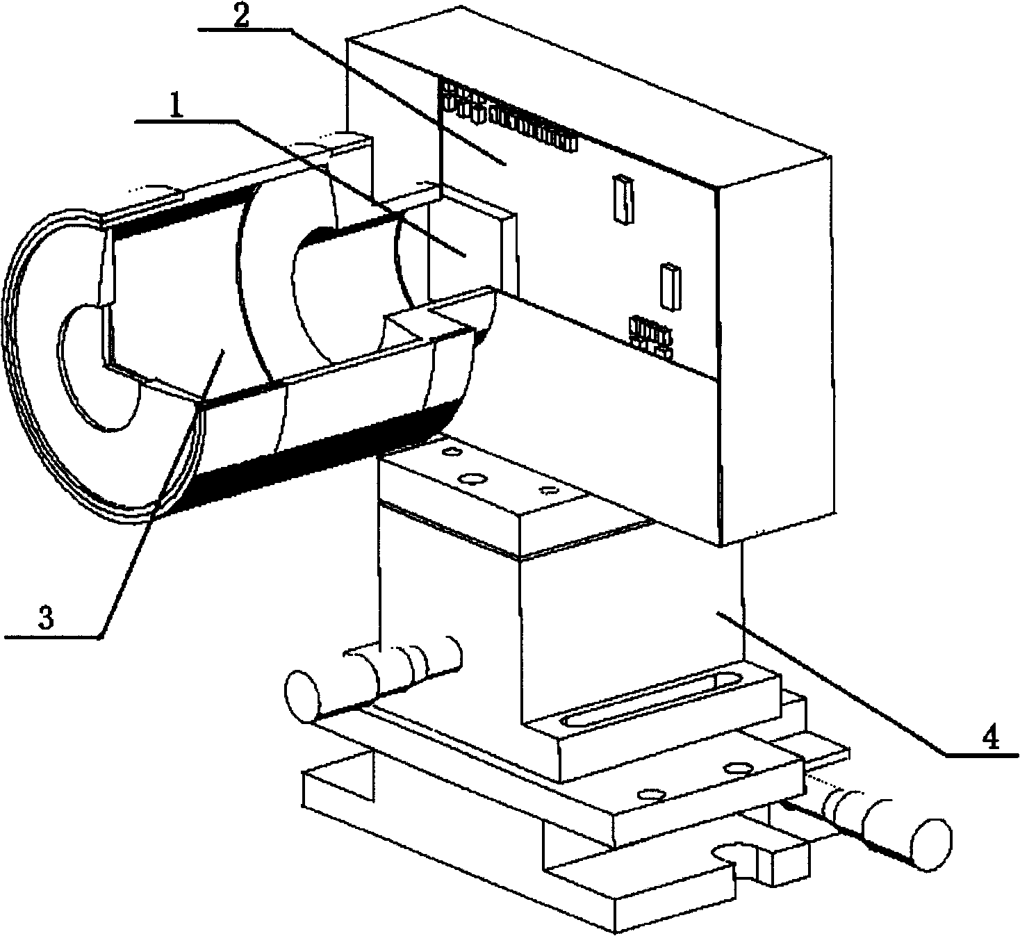 Method and system for realizing high-resolution sub-pixel imaging technique