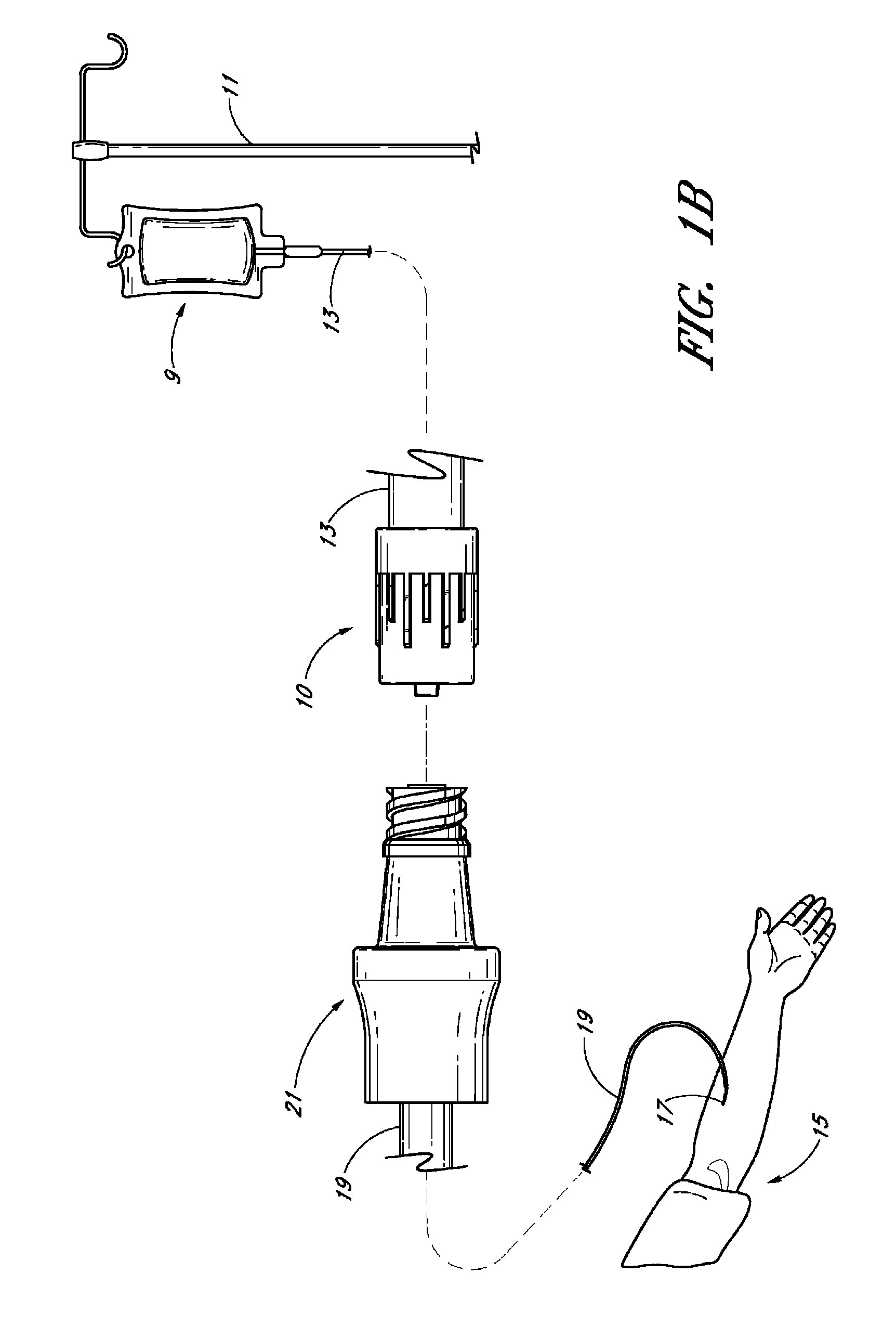 Medical connector with closeable luer connector