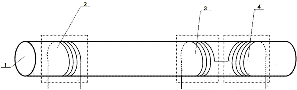 Automatic adjusting device and adjusting method for eliminating induction log direct coupling signals