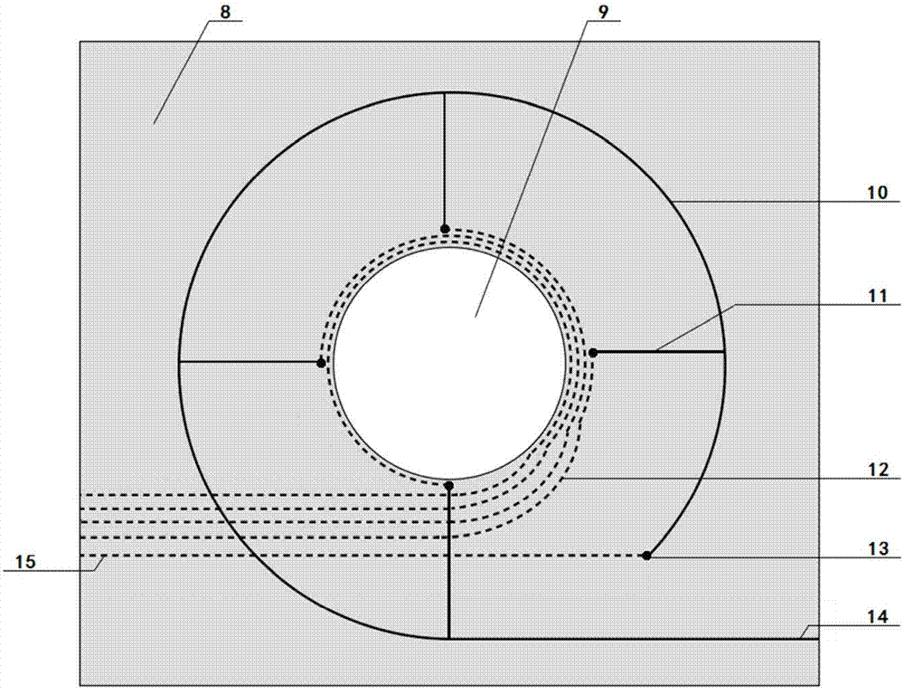 Automatic adjusting device and adjusting method for eliminating induction log direct coupling signals