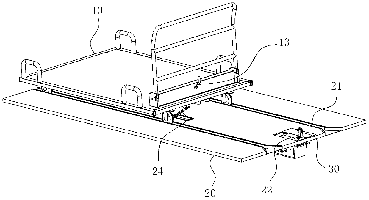 Military inflatable tent transfer system and transfer method