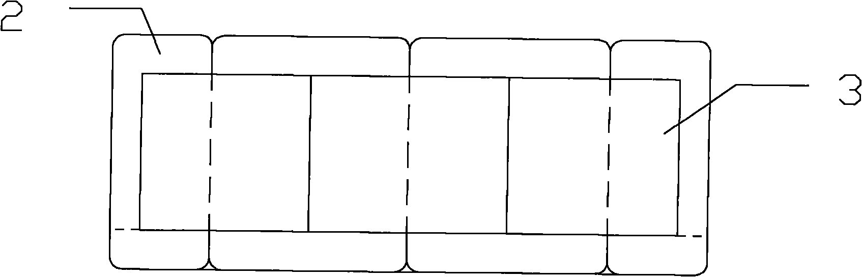 Damping and de-noising method for amorphous alloy transformer