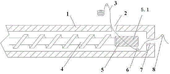 Continuous long glass fiber reinforced PBT composite material and preparation method thereof