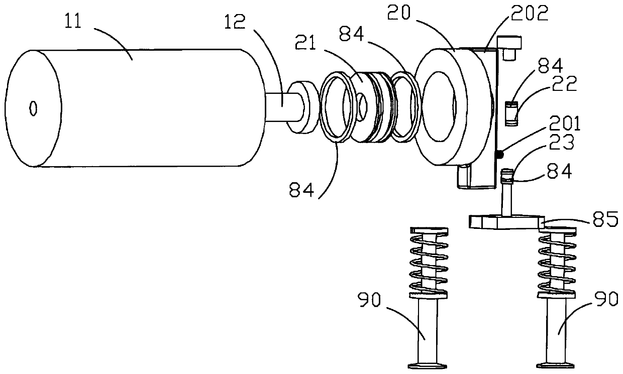 Valve driving device, internal combustion engine, engine and vehicle