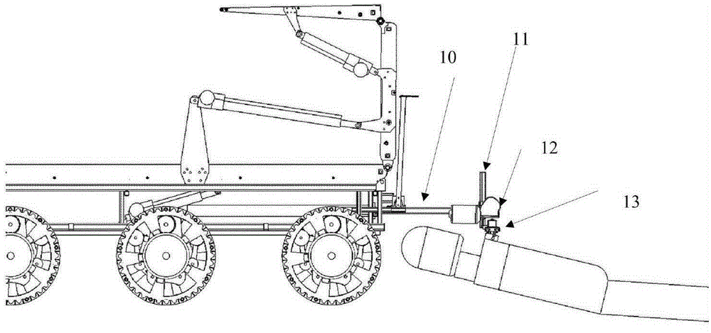 Multifunctional executive arm for rescue robot