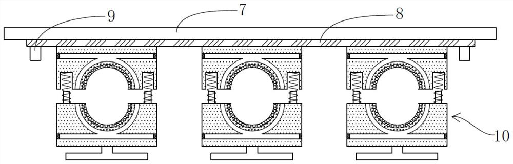 Small bus bar installed in a high-voltage cabinet modular cabinet