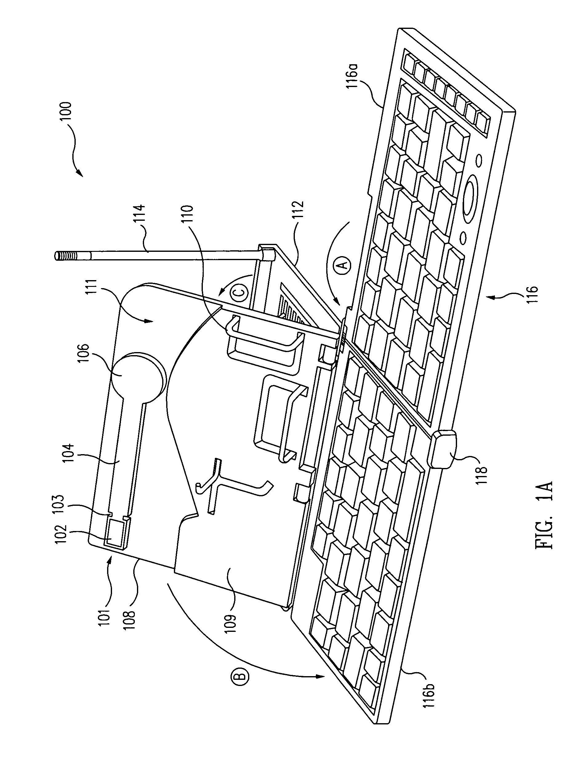 Universal mobile keyboard