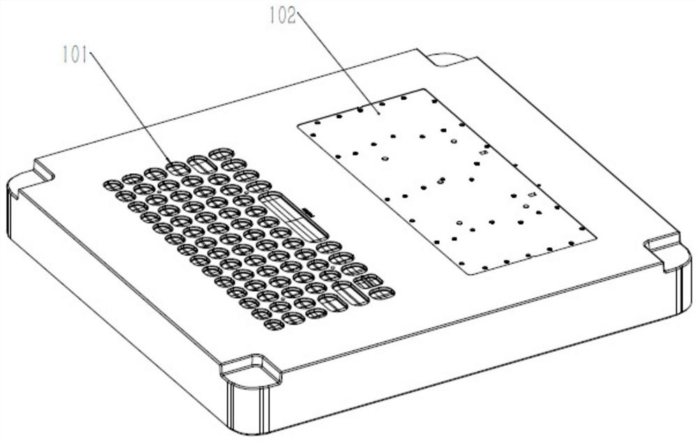 Keycap and bottom plate common-mode injection mold and keyboard production method