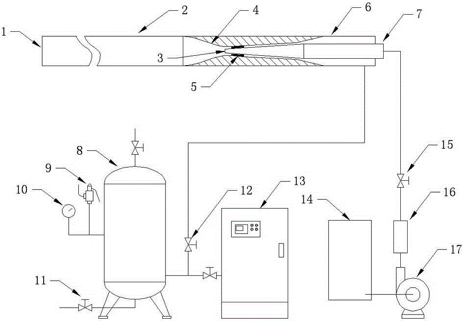 Cyclone water direct injection type washing device