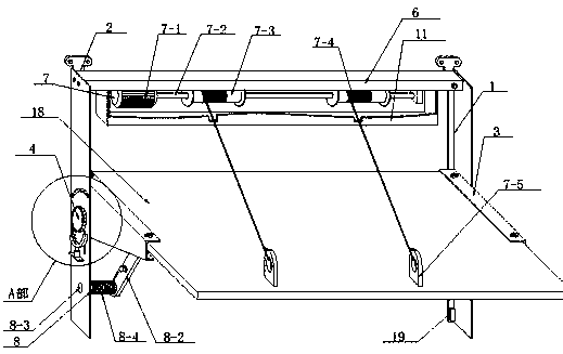 Intelligent building sun louver with angle convenient to adjust