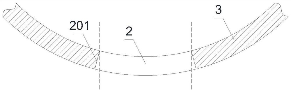 High-strength steel roll forming arc position online punching device