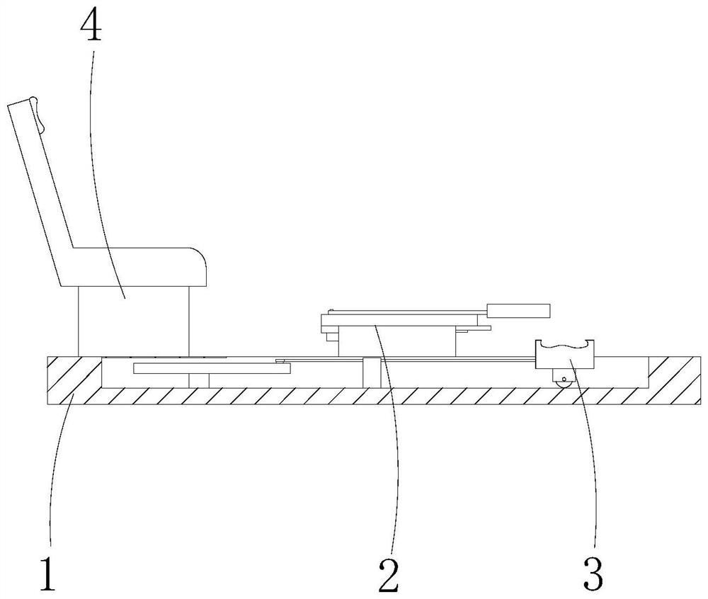 Rehabilitation training device and application method applied to elderly legs and feet for anti-aging