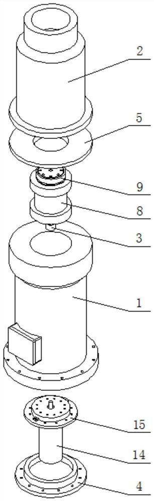 A rotary connection device of a robot end effector