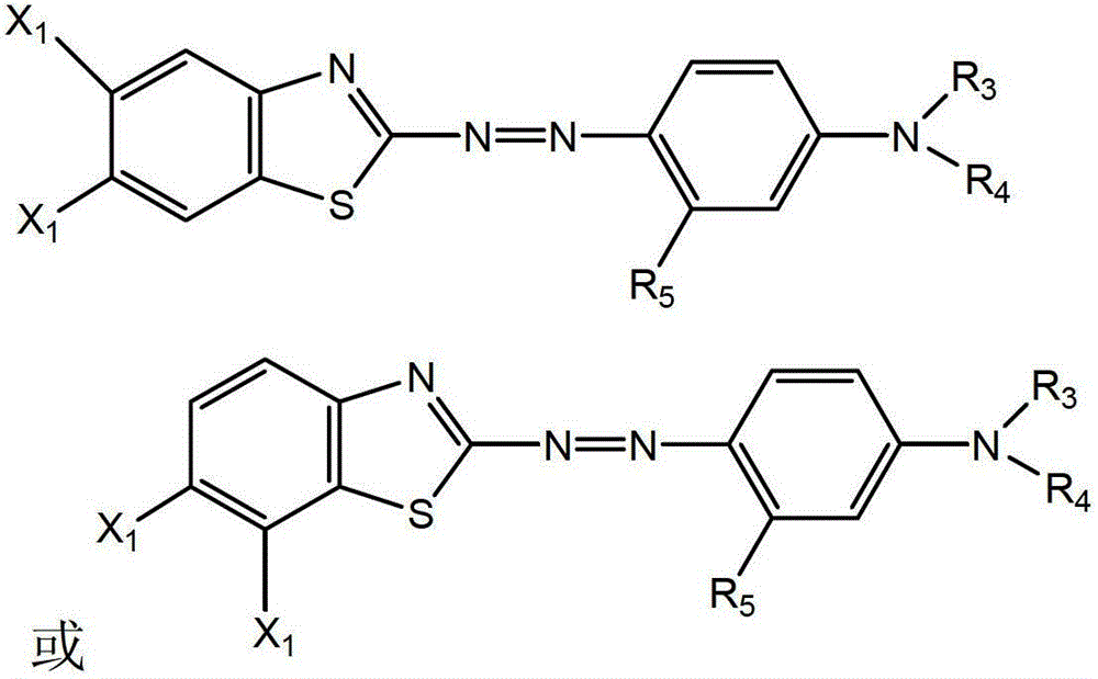 Blue-to-black disperse dye composition