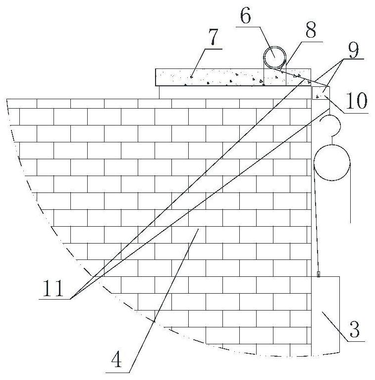 Supporting and hanging device for mounting newly-built coke oven protection plate