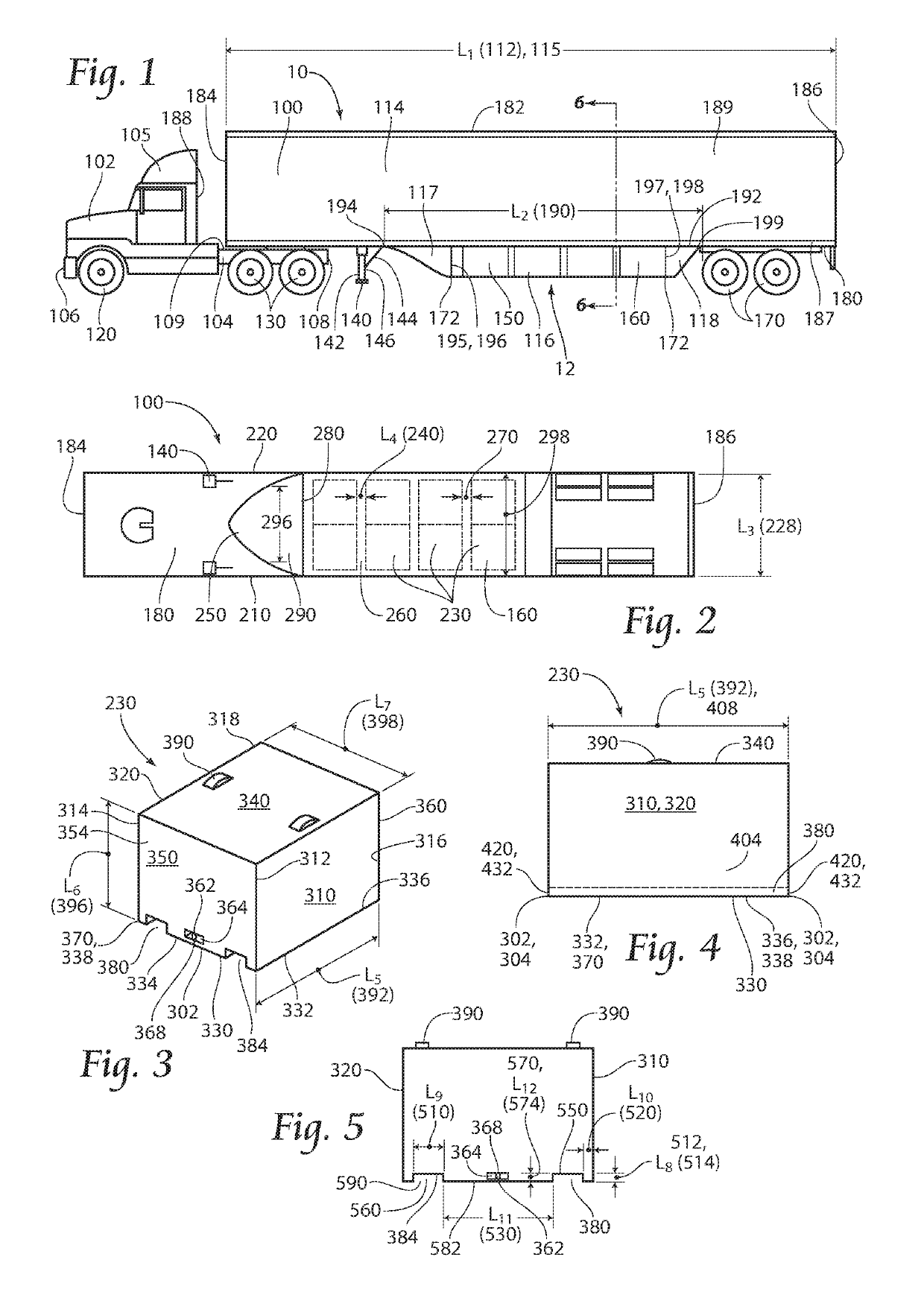 Trailer mounted battery range extender for electric truck tractor