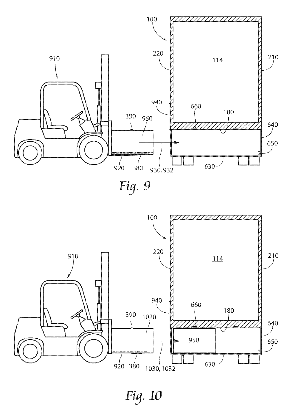 Trailer mounted battery range extender for electric truck tractor