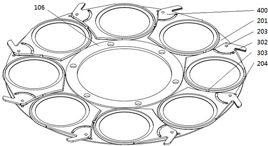 High-density standard compact disc stack storage box device