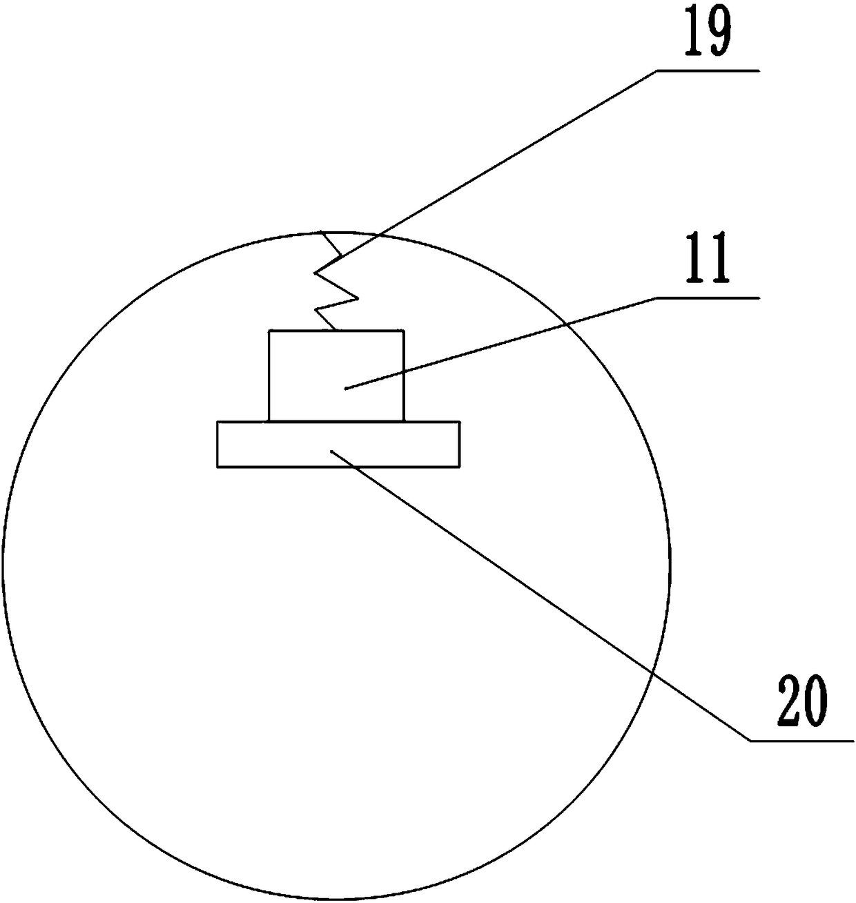 Tea water-removal rolling device