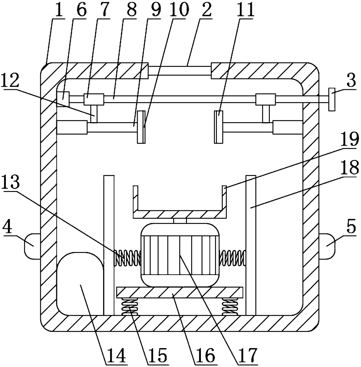 Automatic heating conical flask for chemical experiments