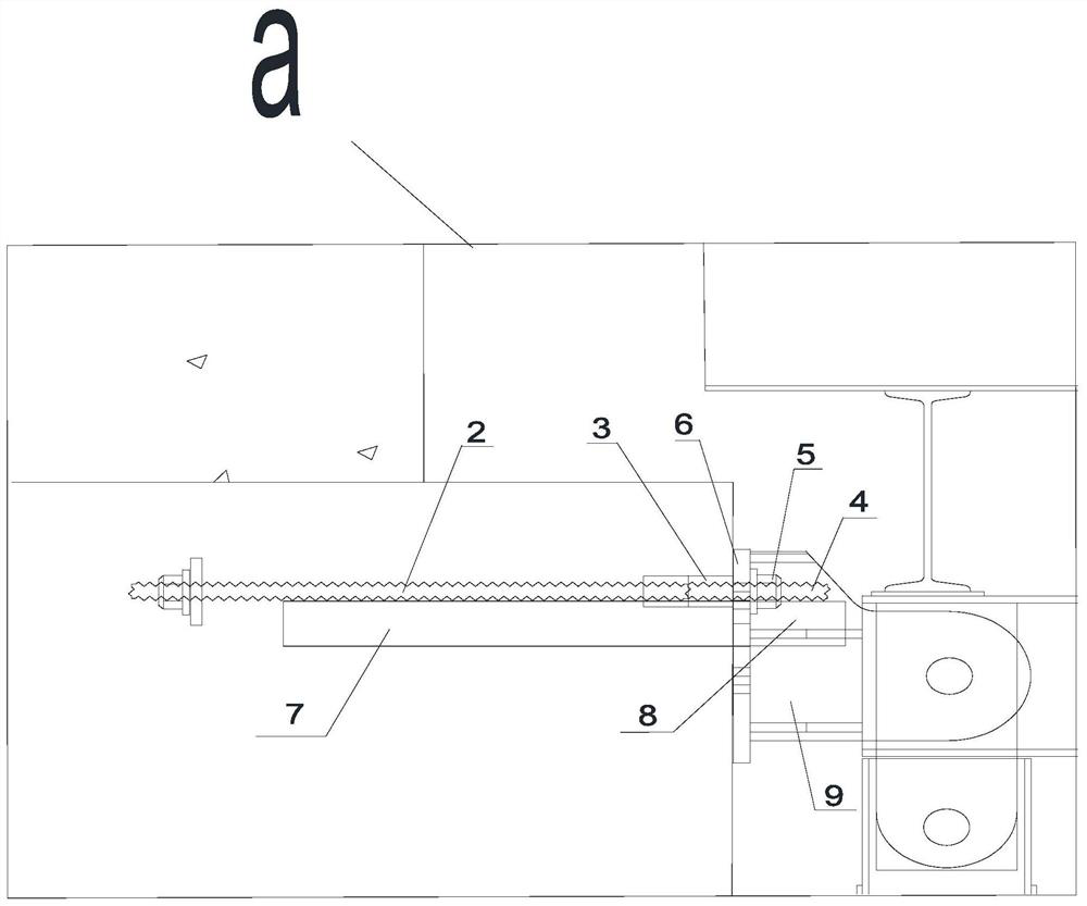 High-pier-side cast-in-place bracket