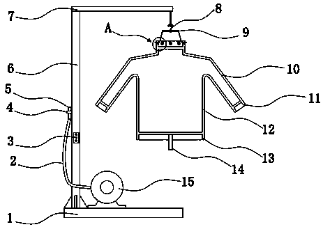 Ironing auxiliary device used for keeping body shape of clothies