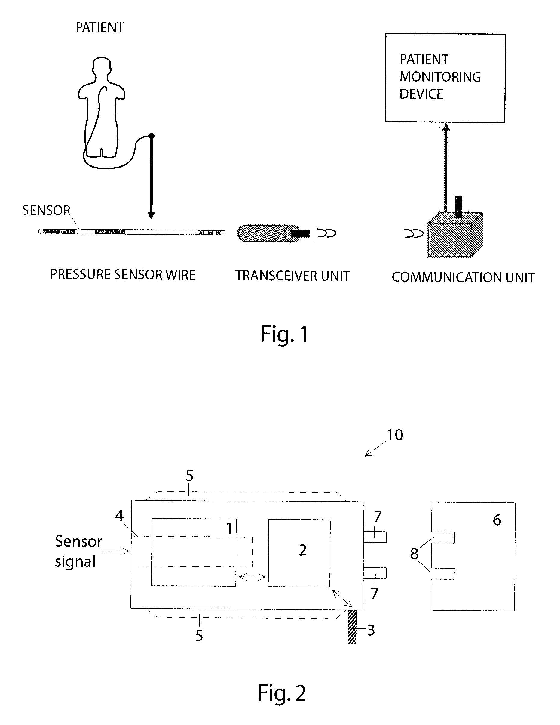 Removable energy source for sensor guidewire