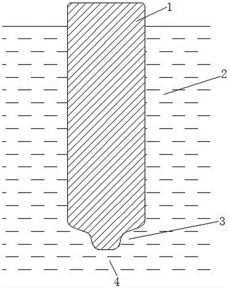 Calculation method for allowable single pile bearing capacity of following drilling method railway tubular piles