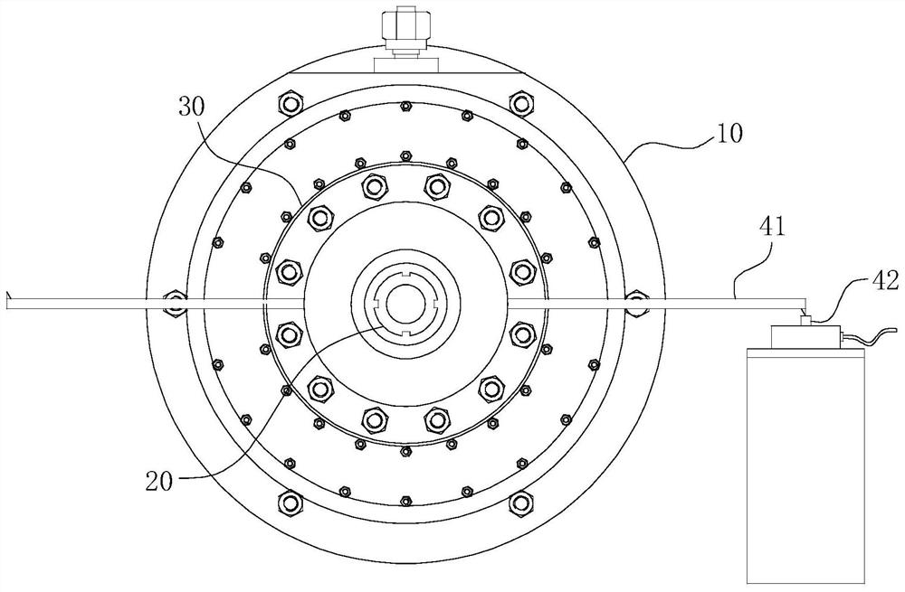 A device for measuring frictional torque of dynamic sealing contact surface