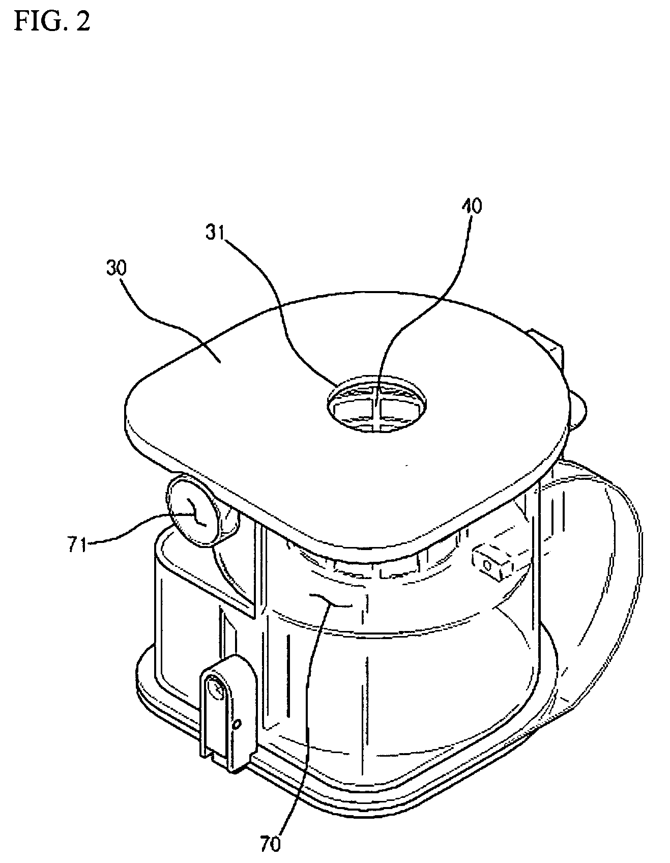 Filter assembly for vacuum cleaner