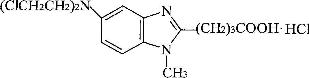 Method for preparing high-purity bendamustine hydrochloride