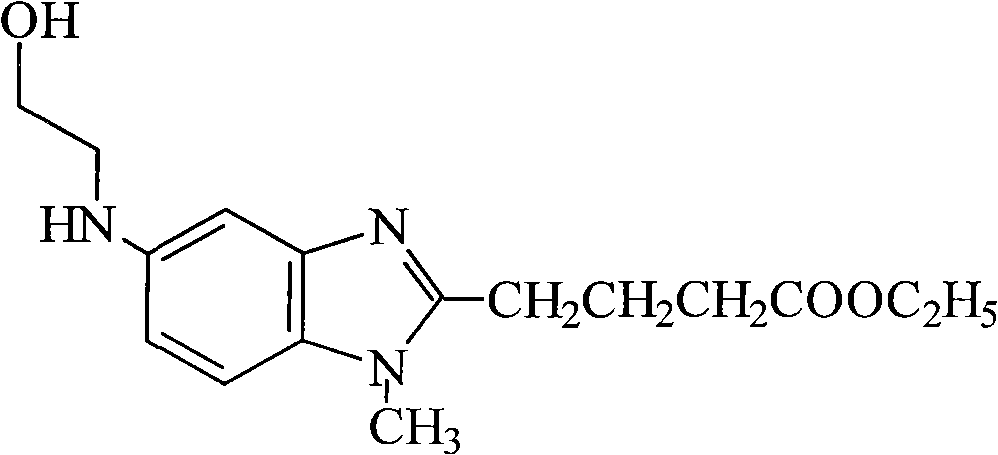 Method for preparing high-purity bendamustine hydrochloride