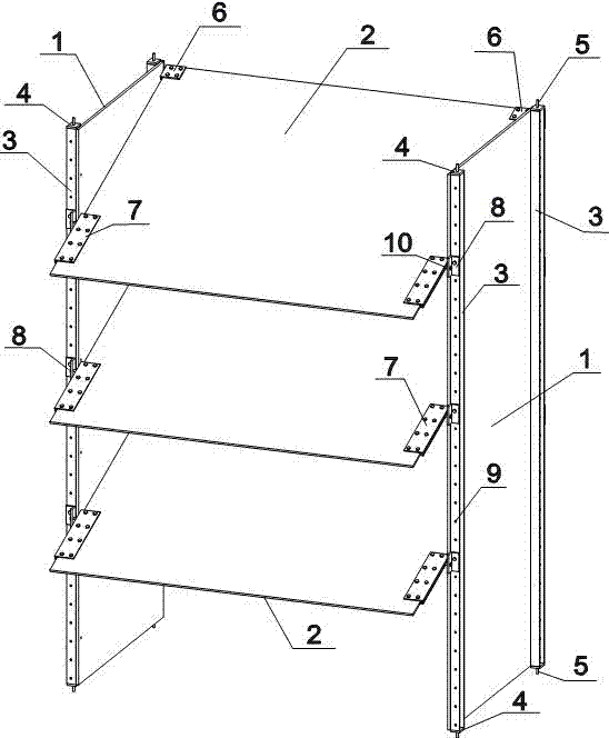 Wind tunnel test device for simulating thunderstorm downbursts