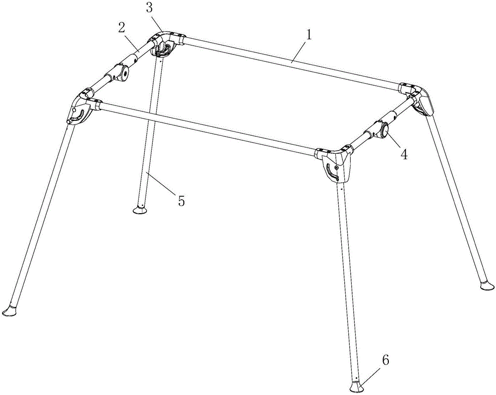 Foldable baby bed