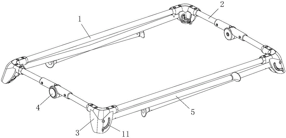 Foldable baby bed