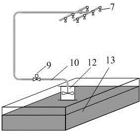 An experimental device for simulating the dynamic characteristics of high-voltage transmission wires under the action of downburst