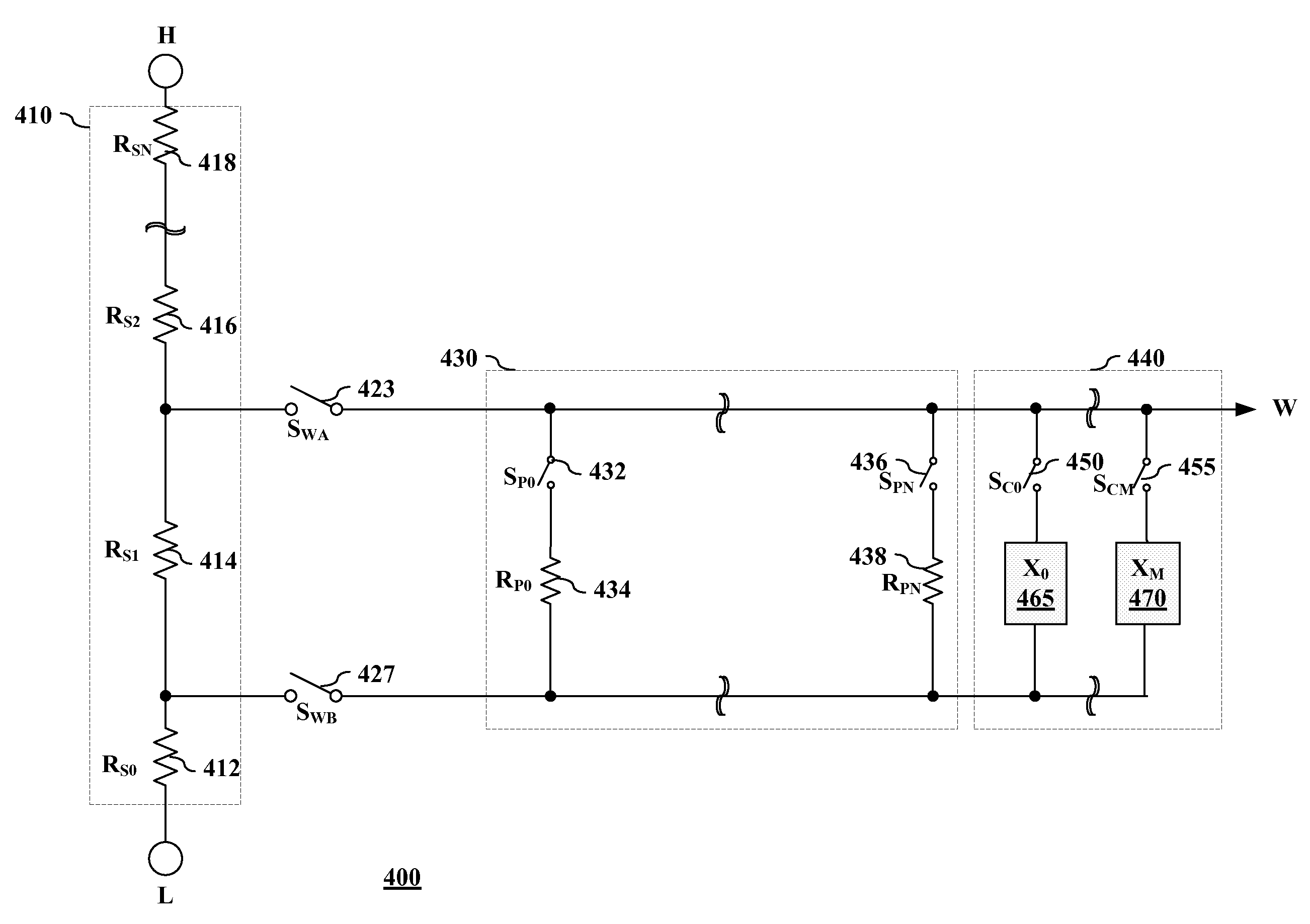 Compensation of resistance drift