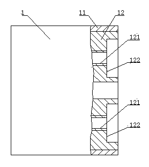 Mandril-cooling device of wood-plastic extrusion die